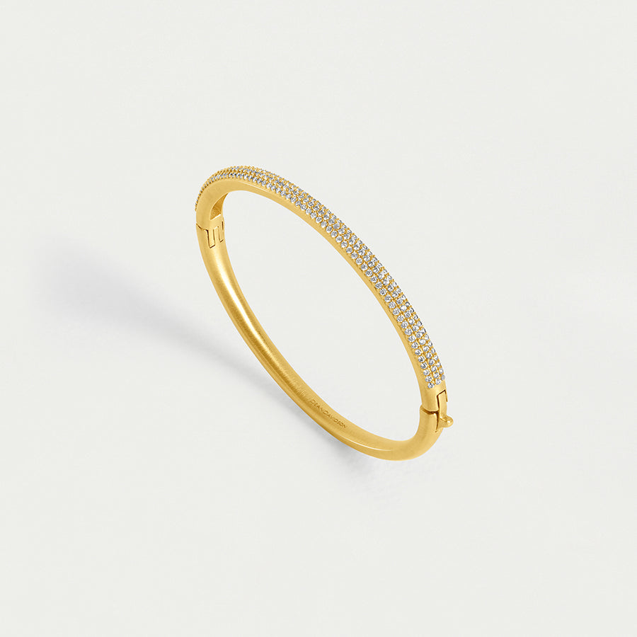 Signature Pavé Hinge Bangle