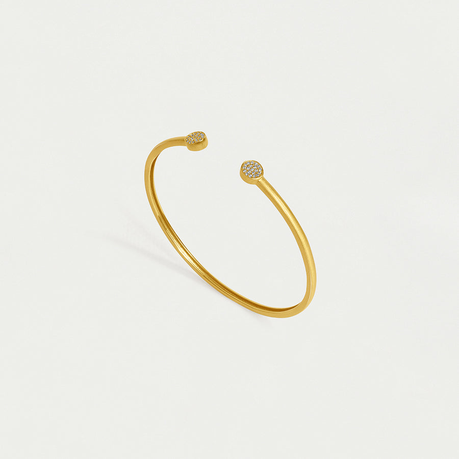 Mirabeau Pavé Open Bangle Bracelet