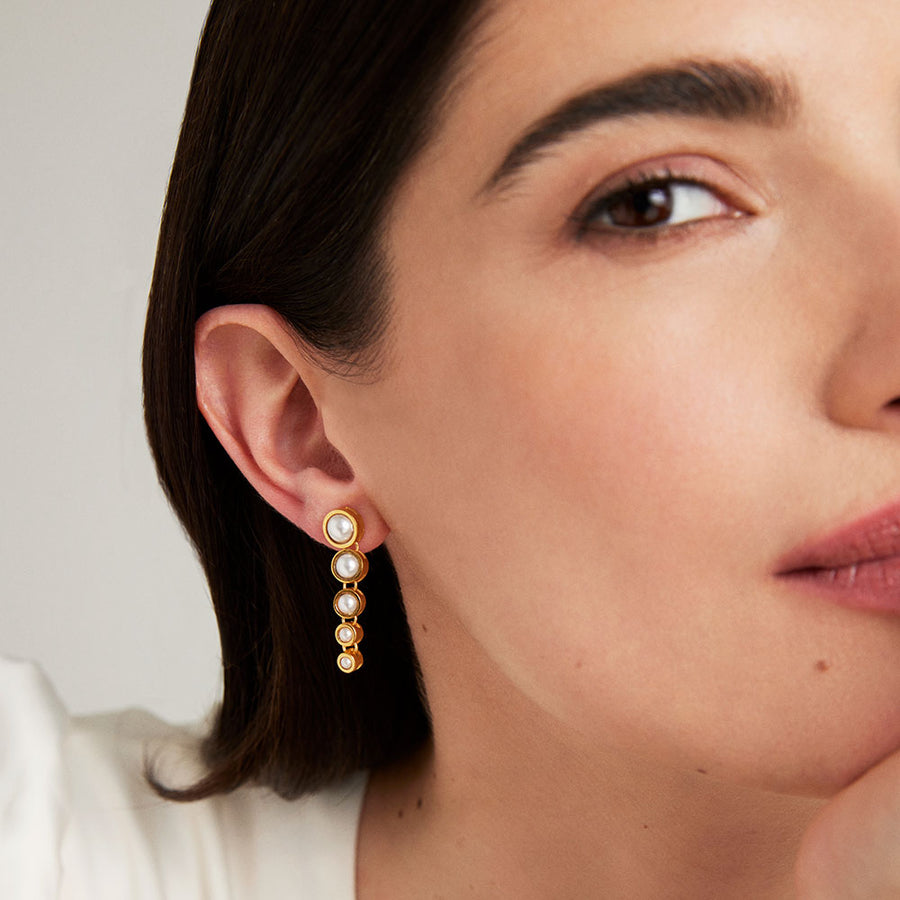 Cascade Statement Drop Earrings