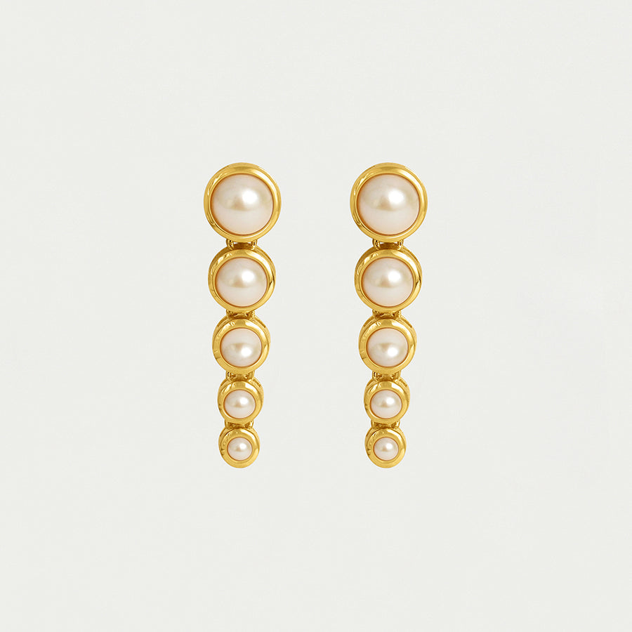 Cascade Statement Drop Earrings