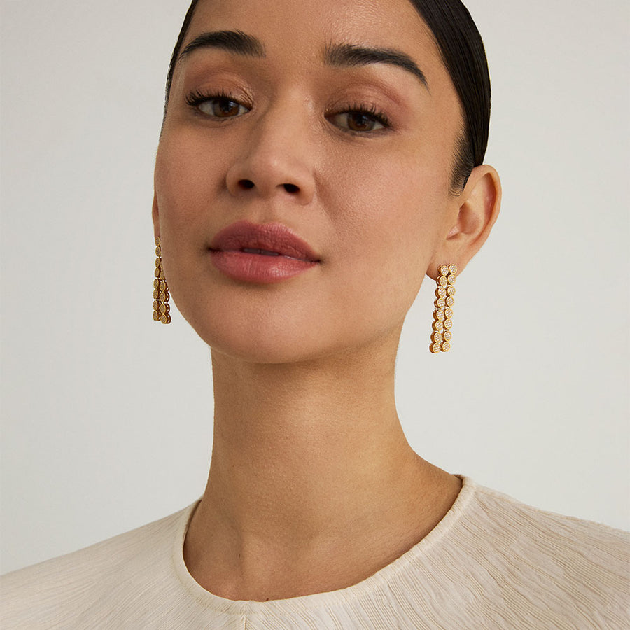 Mirabeau Pavé Statement Drop Earrings