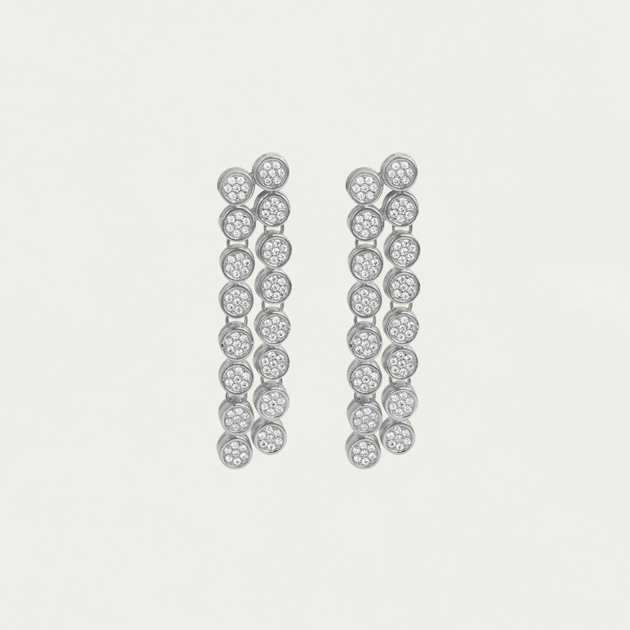 Mirabeau Pavé Statement Drop Earrings