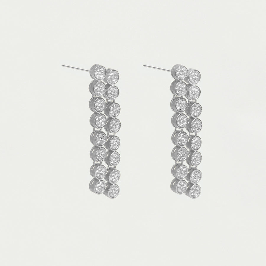 Mirabeau Pavé Statement Drop Earrings