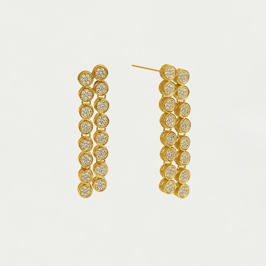 Mirabeau Pavé Statement Drop Earrings