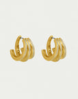 Dauphine Pavé Hoop Earrings