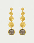 Sol Statement Gemstone Drop Earrings