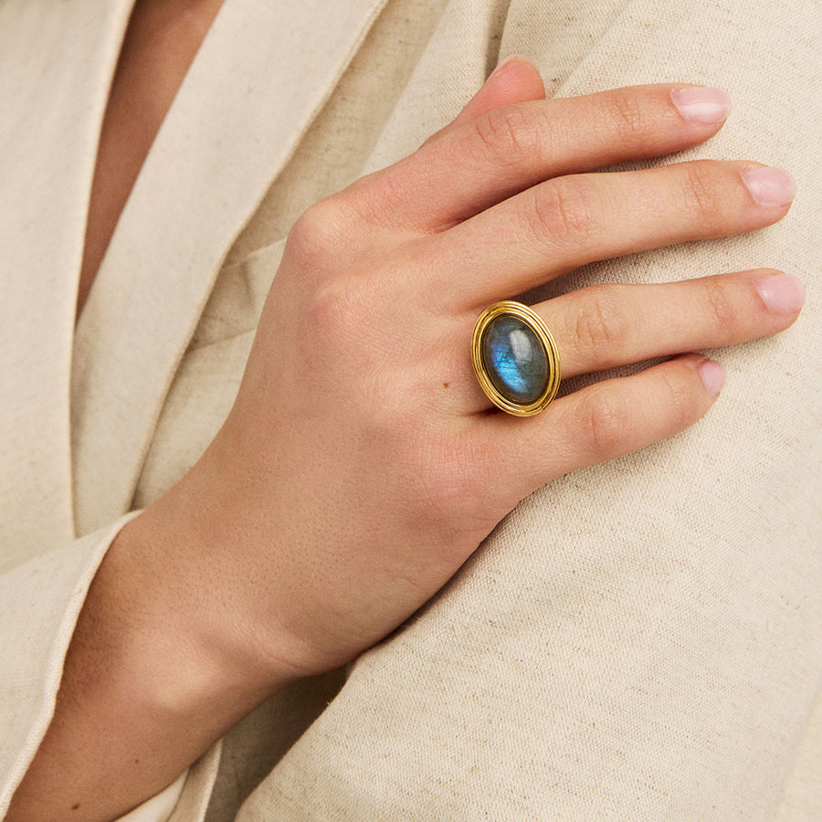 Forme Gemstone Statement Ring