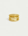 Dauphine Pavé Stacking Ring