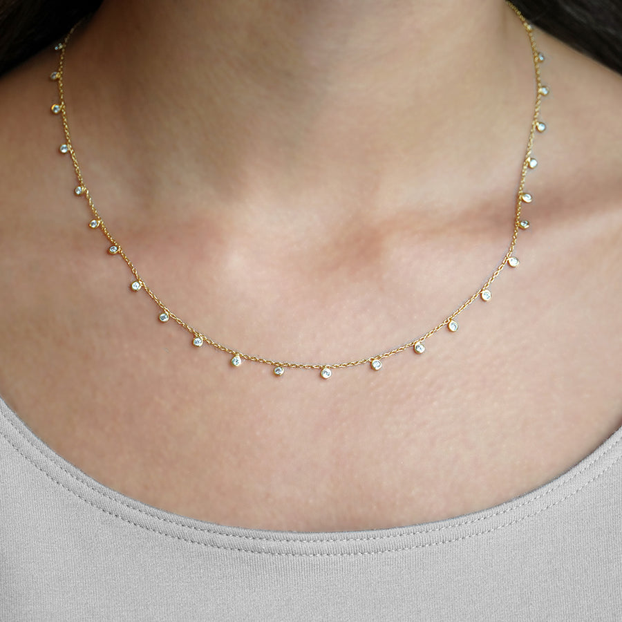 Orsay Pavé Station Necklace