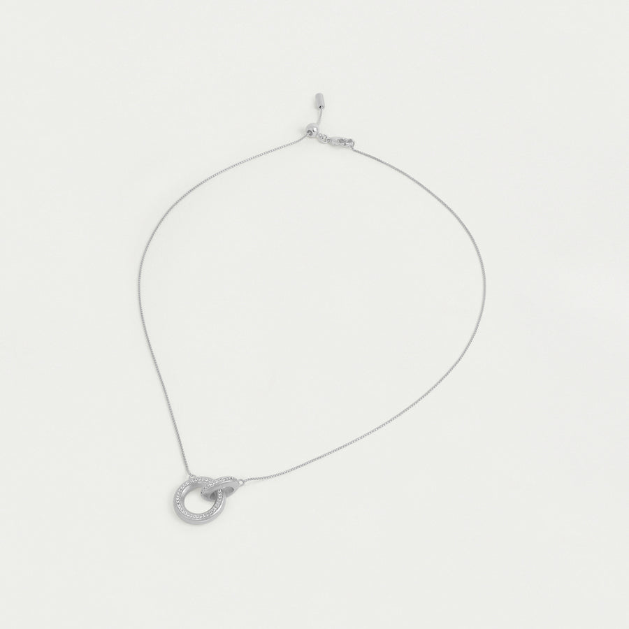 Colette Pavé Hoop Pendant