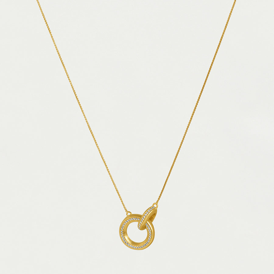 Colette Pavé Hoop Pendant