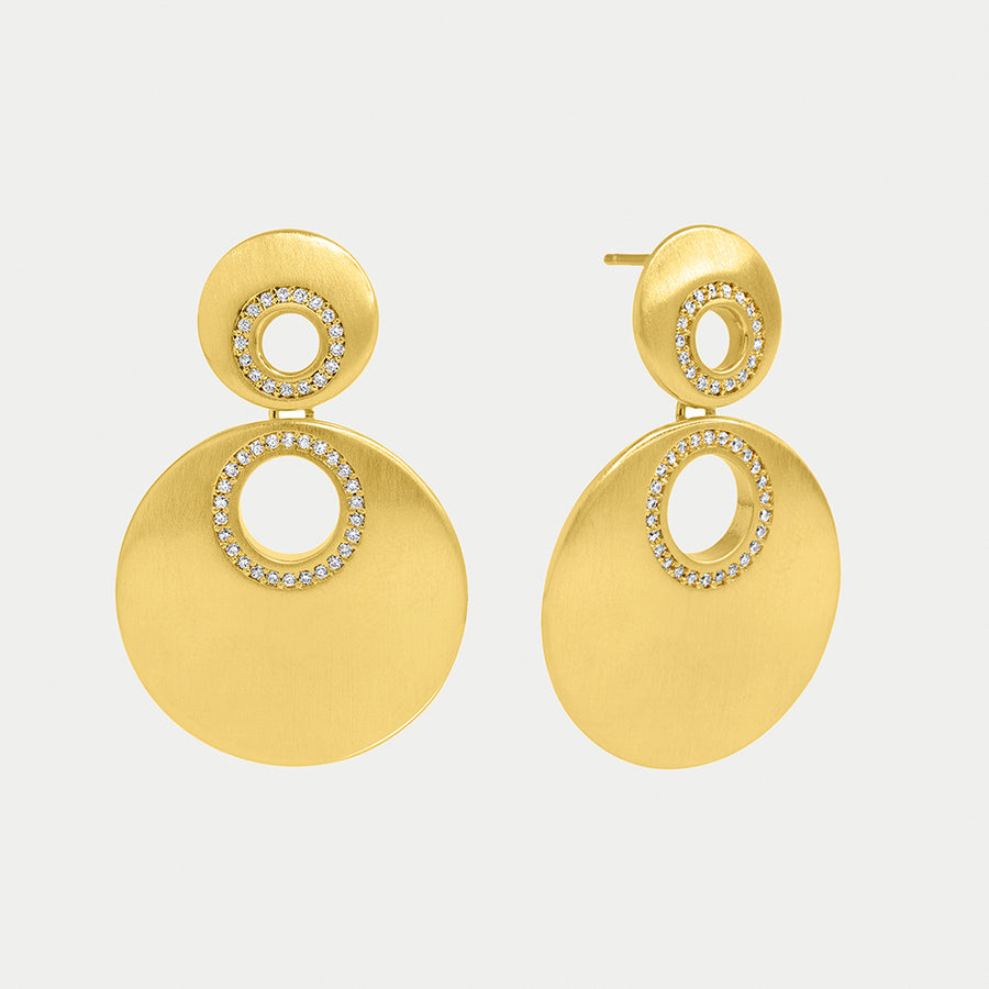 Petit Pavé Statement Earrings