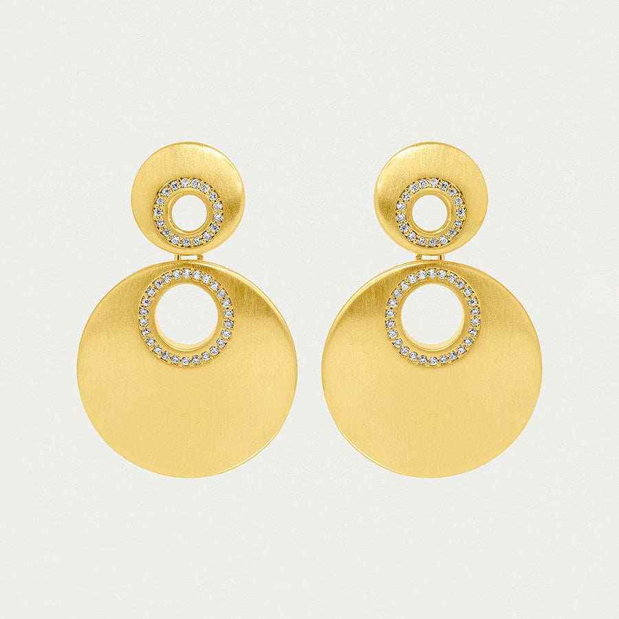 Petit Pavé Statement Earrings